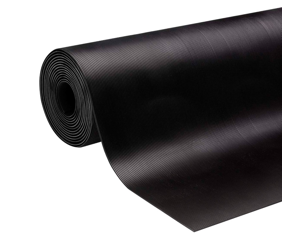 Covor din cauciuc antiderapant cu striuri fine